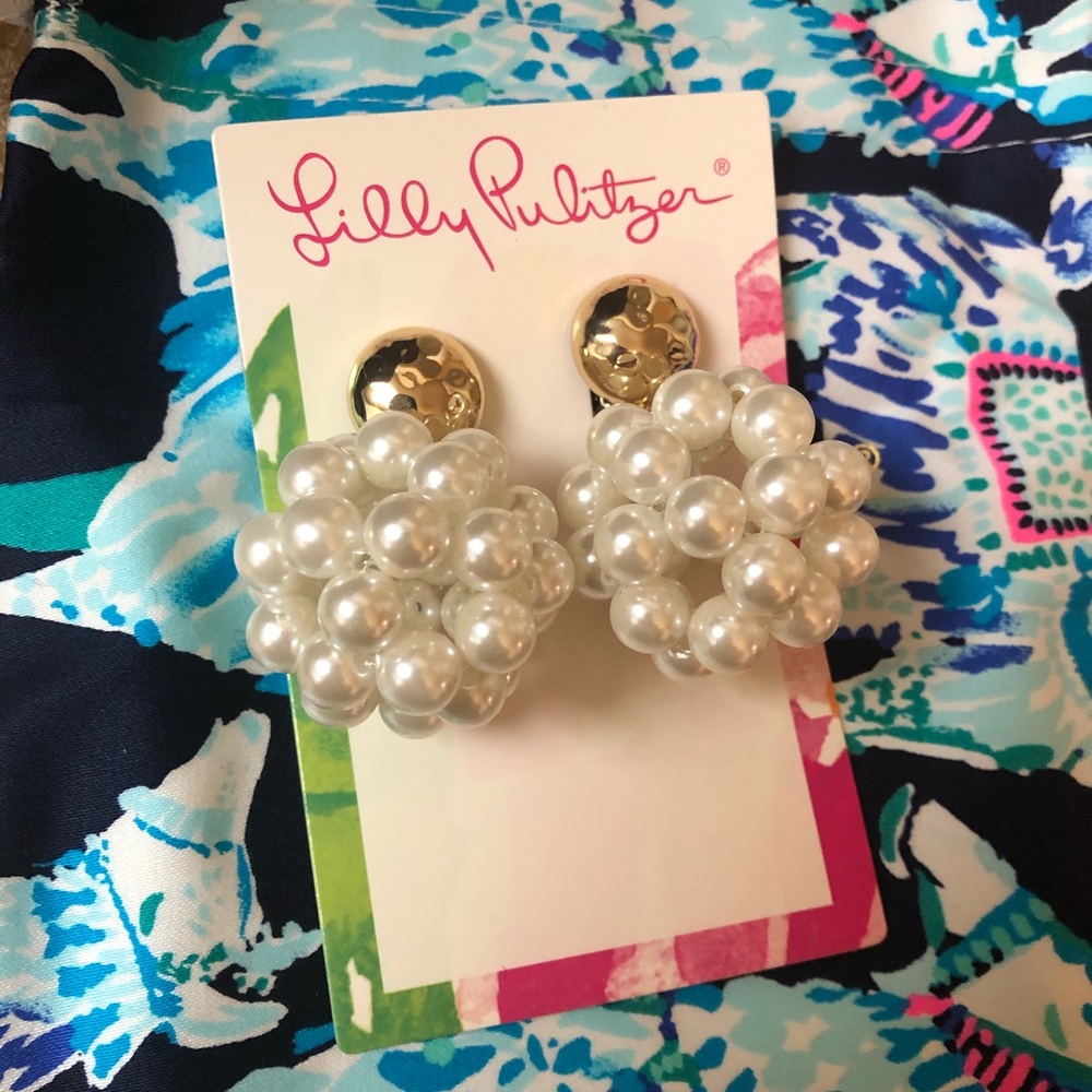 Lily Pulitzer clip ons